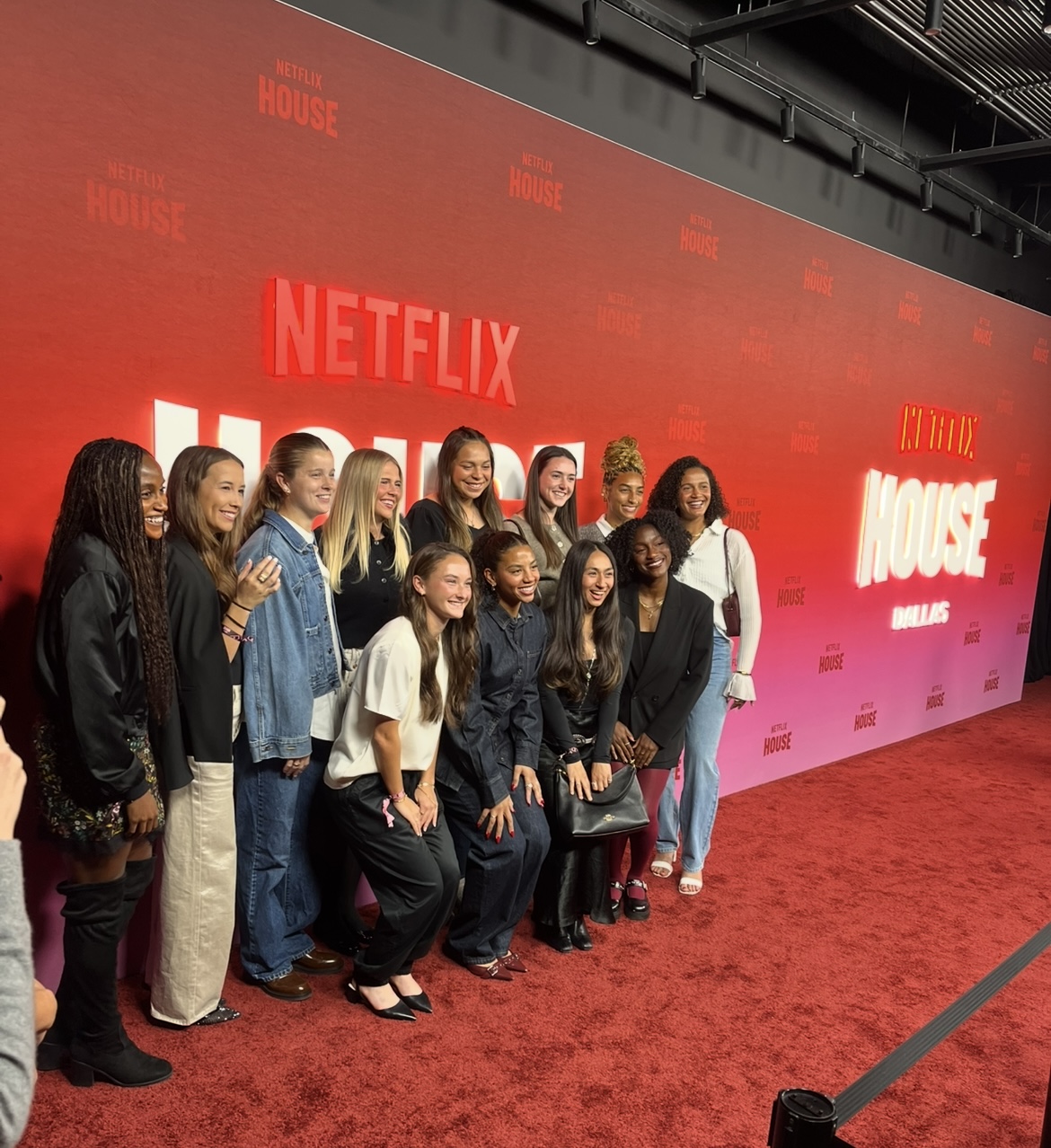 Dallas Trinity FC's Starting Lineup Pose on the Red Carpet - 7